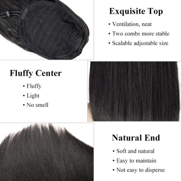 NWT-Bang+Pony Tail Extensions - Picture 4 of 4